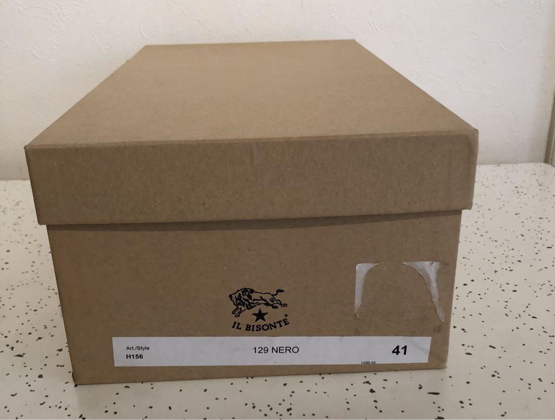 限定者：ポムの不用品様　IL BISONTE（イルビゾンテ）　レザーサンダル　黒
