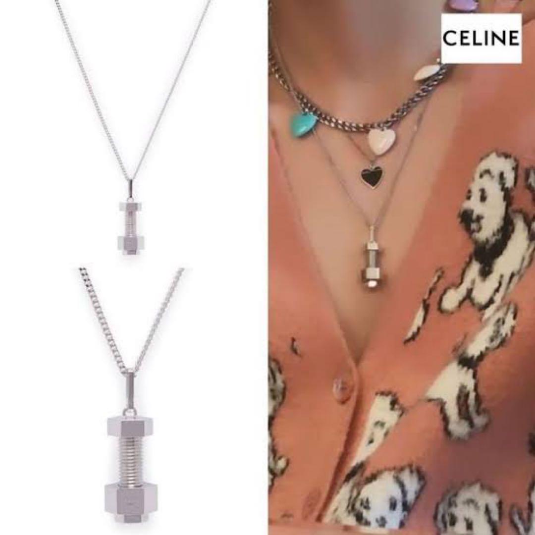 BTS V テテ着用 Celine スクリューボルト ネックレス