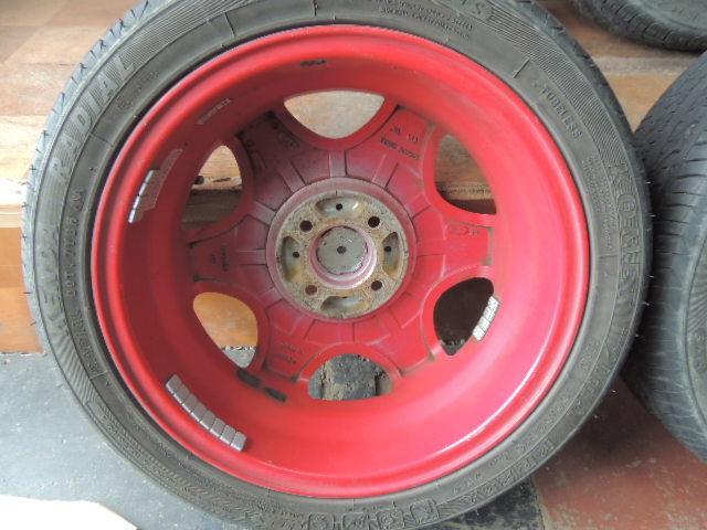 T197　165/50R15　KENDA　4本　アルミホイール付き　シワ有り