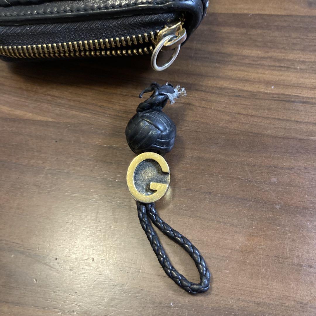 グッチ GUCCI ブラック 黒 レザー 長財布