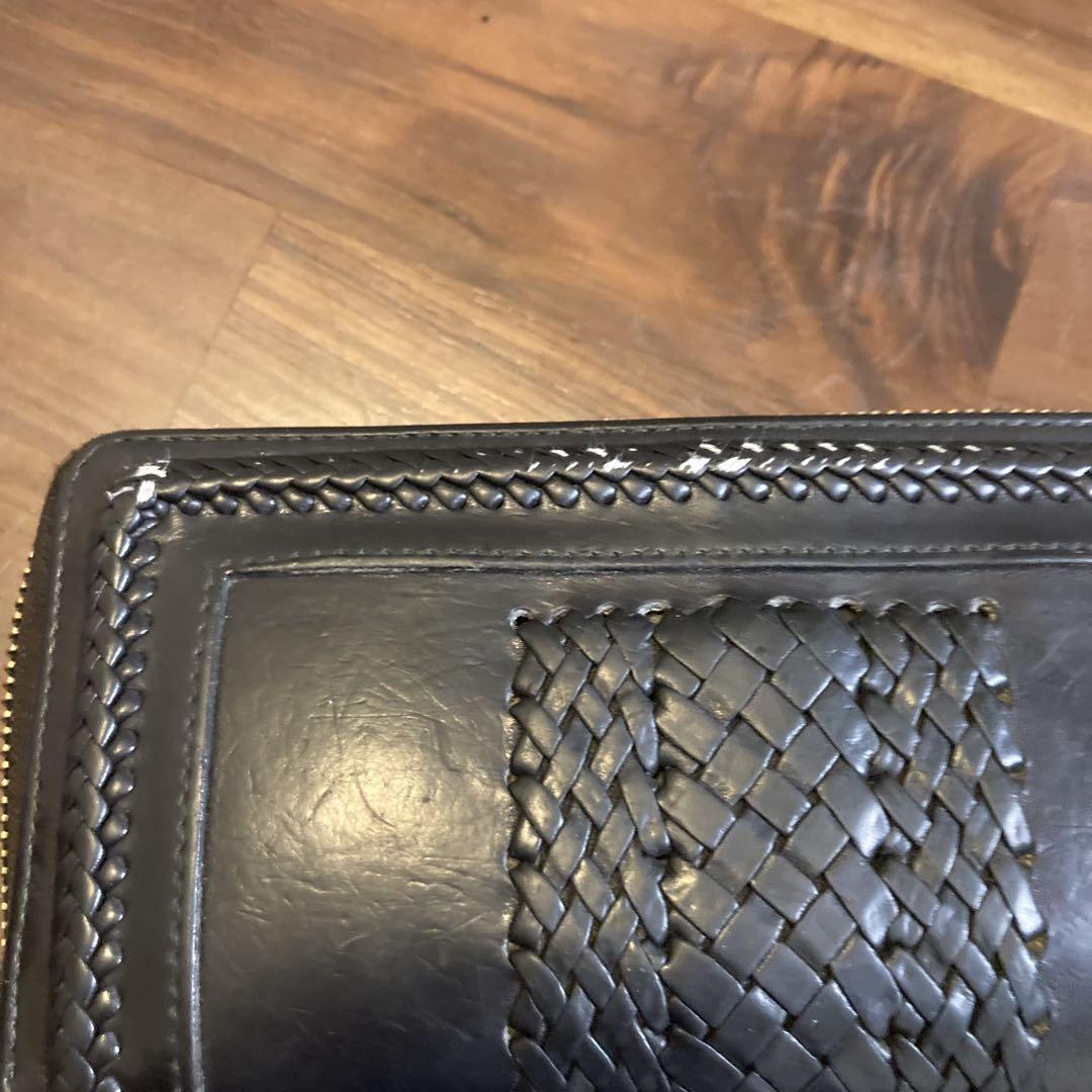 グッチ GUCCI ブラック 黒 レザー 長財布