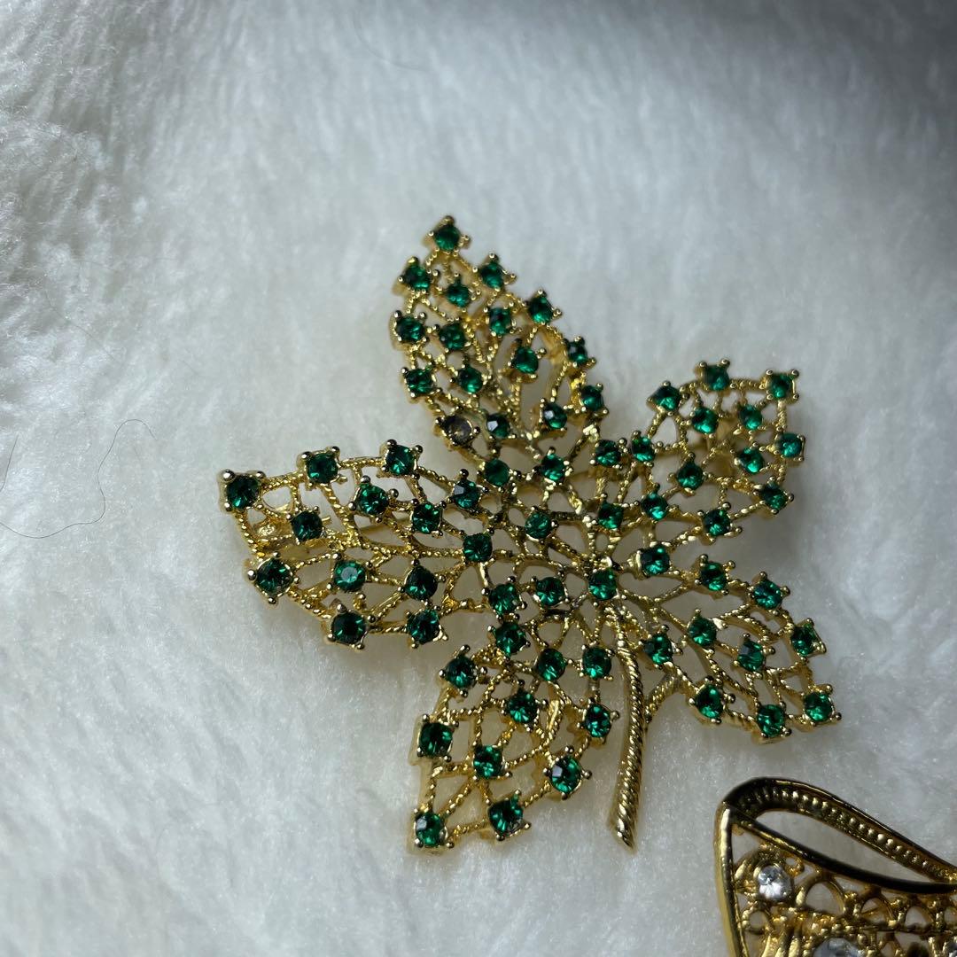 ゴールドブローチ　お得な2点セット♪