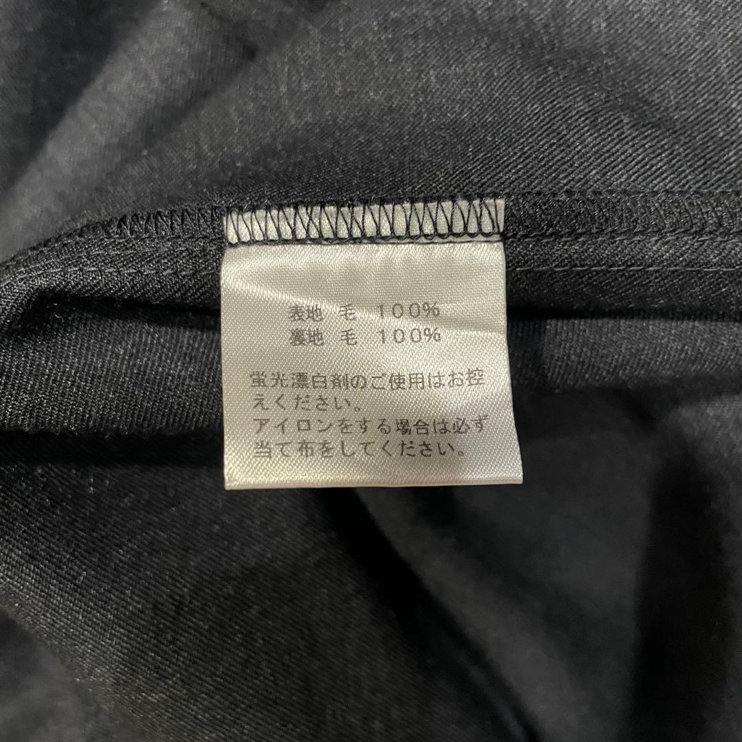 タグ付 極美品 STUDIO METHO ウール セラーシャツ チャコール タグ付 極美品 STUDIO METHO ウール セラーシャツ チャコール