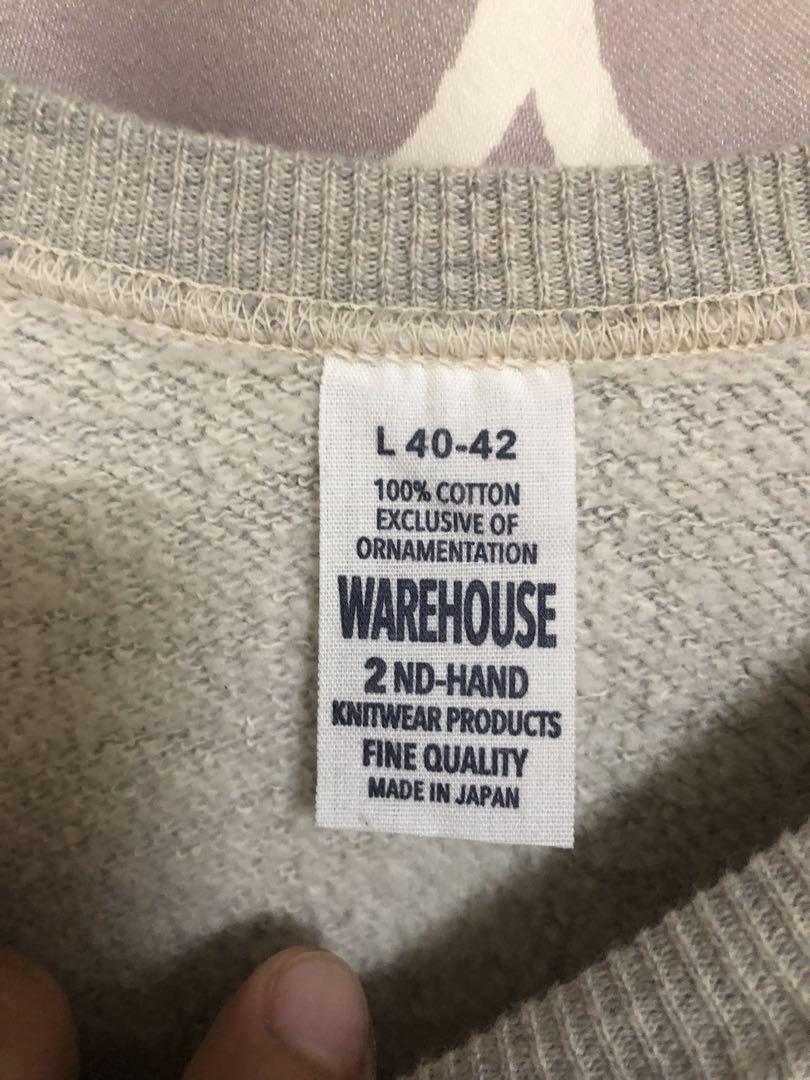 WAREHOUSE Bulldog スウェット L〜XLサイズ グレー
