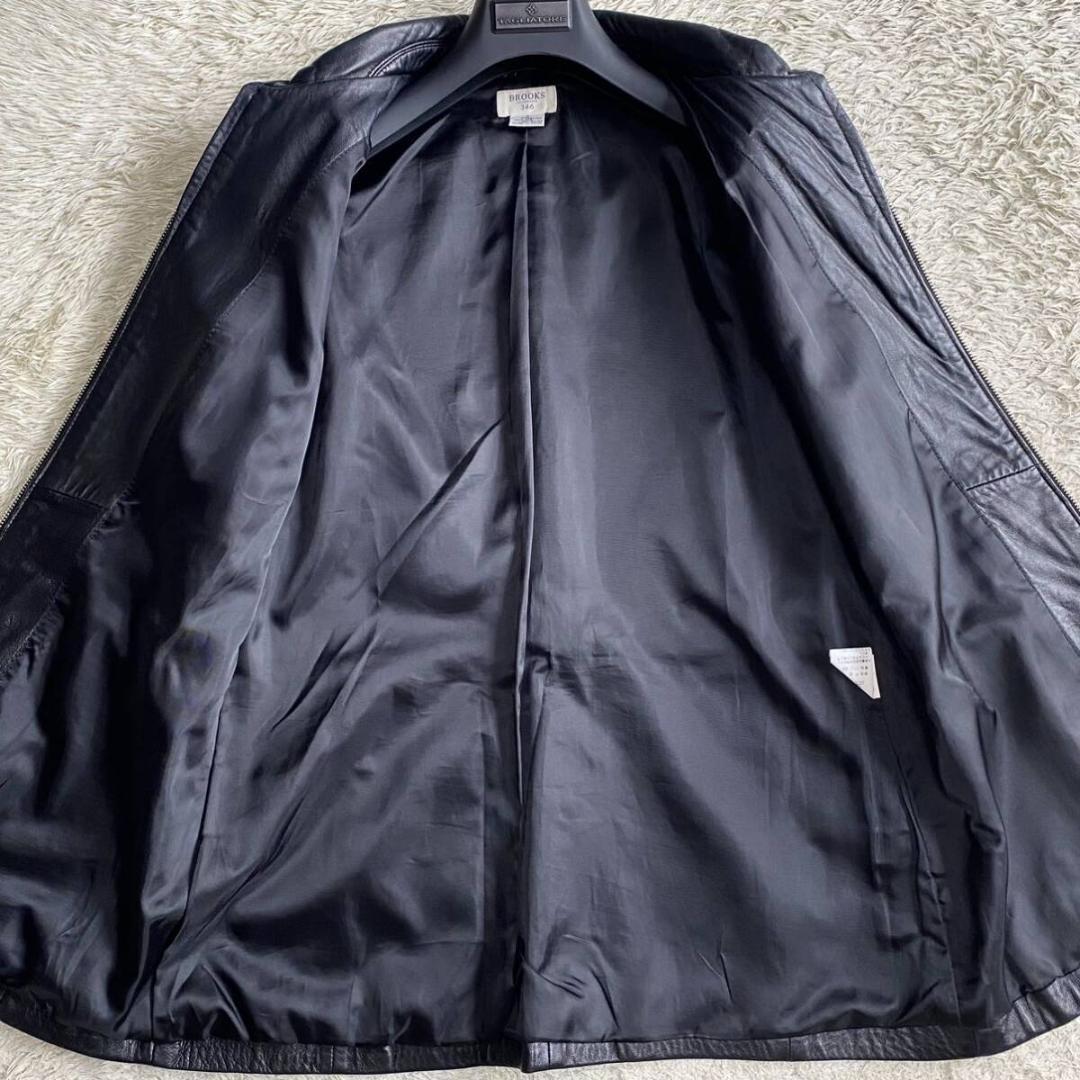 【美品】ブルックスブラザーズ ラムレザー ジャケット Mサイズ