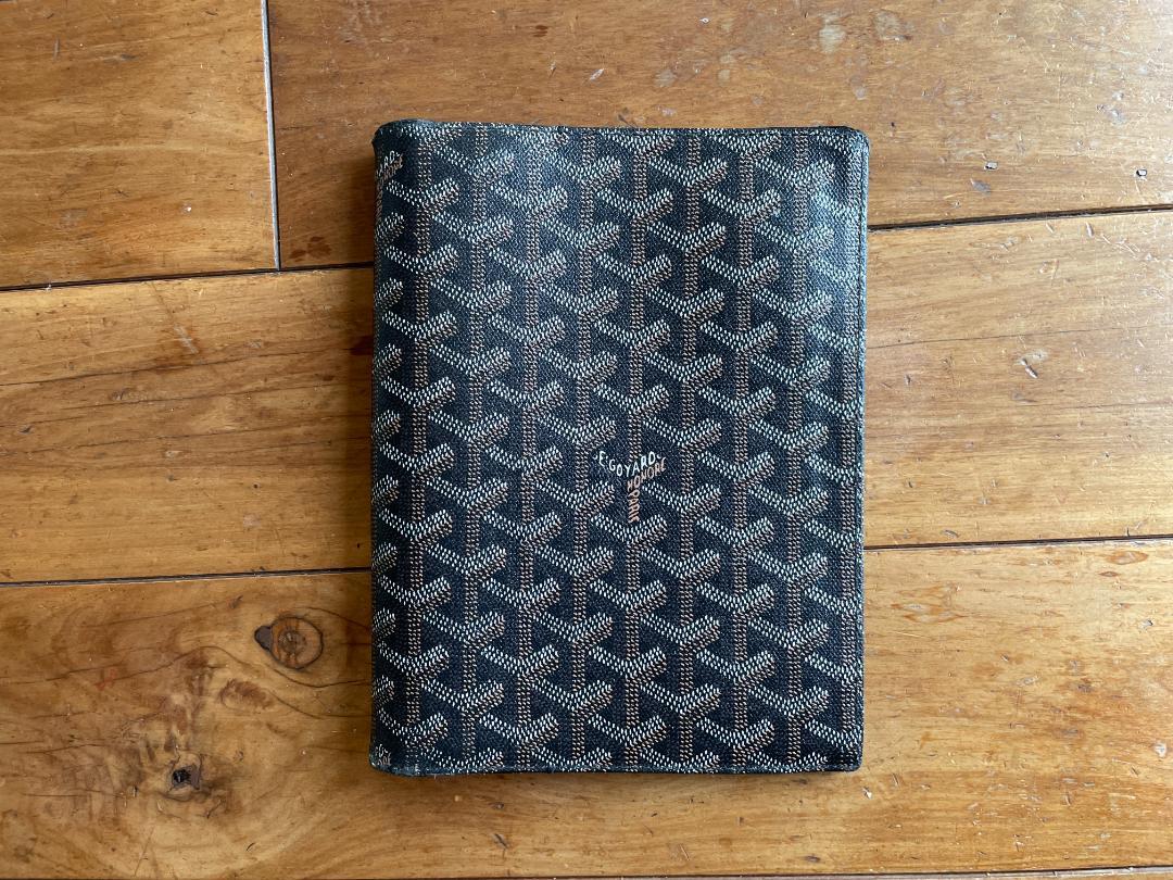 新品未使用 ゴヤール GOYARD ブックカバー 手帳カバー ケース ブルー GOYARD ゴヤール ブックカバー - メルカリ