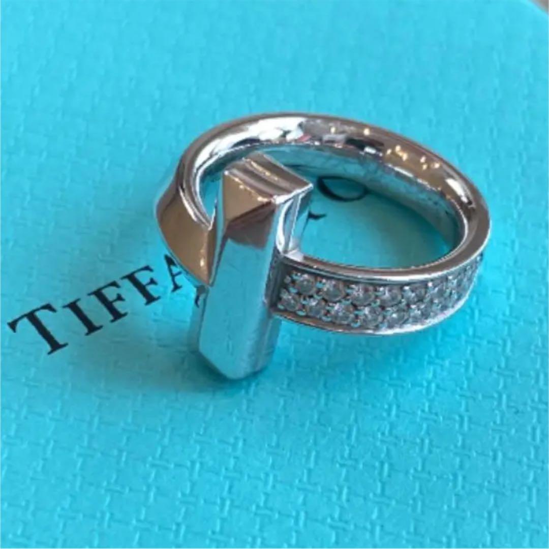 正規品販売 ティファニー T T ワン リング ホワイトゴールド ダイヤ Tiffany リング メンズ 169 101 Www Smartbusinesscapital Com