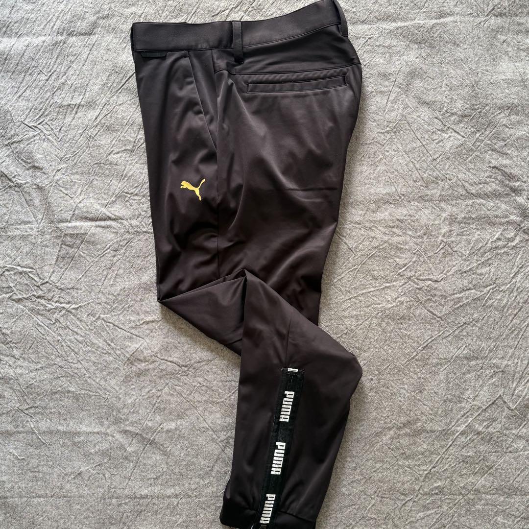 プーマゴルフ スラックス REBEL ジョガーパンツ ブラック PUMA
