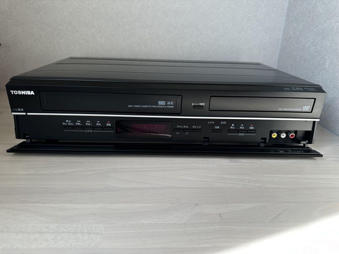 【リモコン付】TOSHIBA DVD/VHSレコーダー D-VDR9K 東芝