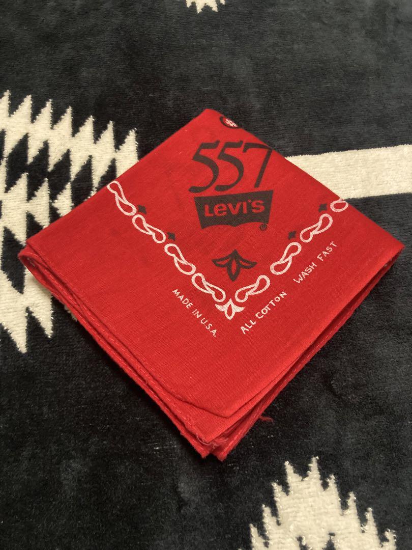 ☆vintage 70s levis 557 バンダナ サドルマン サード 良好