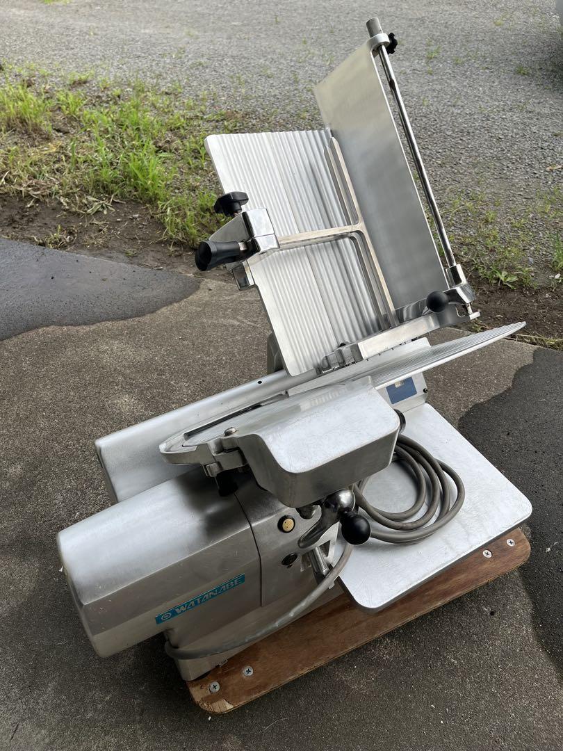 ワタナベ　業務用ミートスライサー WSD-2P&3P三相200v 厨房