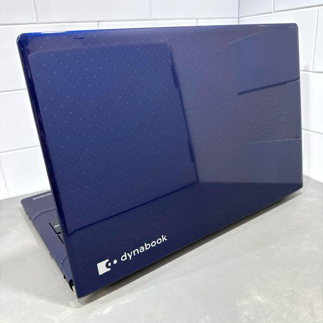 【極上品】東芝スタイリッシュブルー☘8世代i7☘️NVMe256GB+1TB