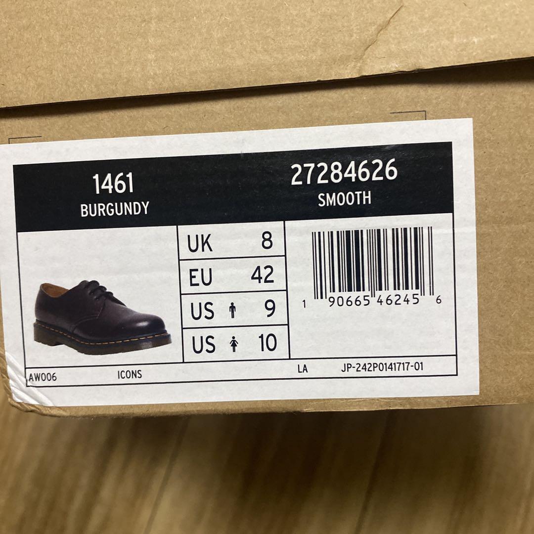Dr. Martens 1461 3ホール バーガンディ 27cm