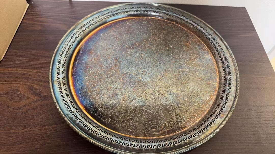 mappin&webb シルバートレー ピアッシングリム メーカー刻印あり