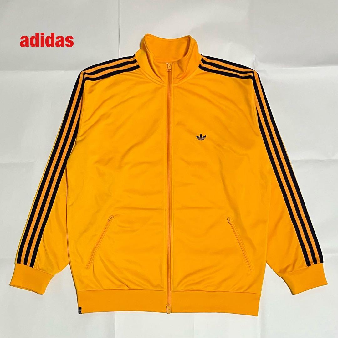 【人気】adidas　トラックジャケット　3本ライン　刺繍ロゴ　ベッケンバウアー