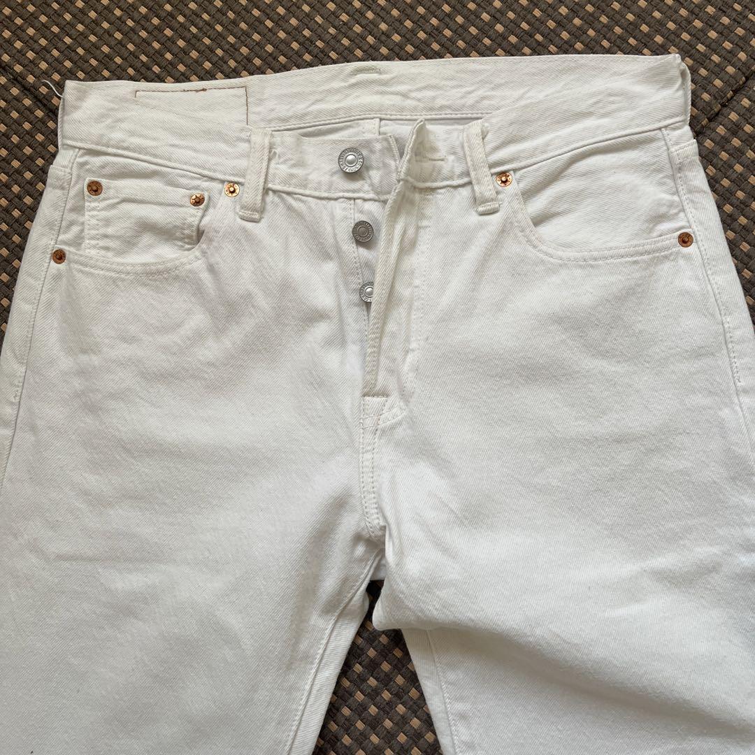 LEVI'S 501 ホワイトストレートデニム W30 L32