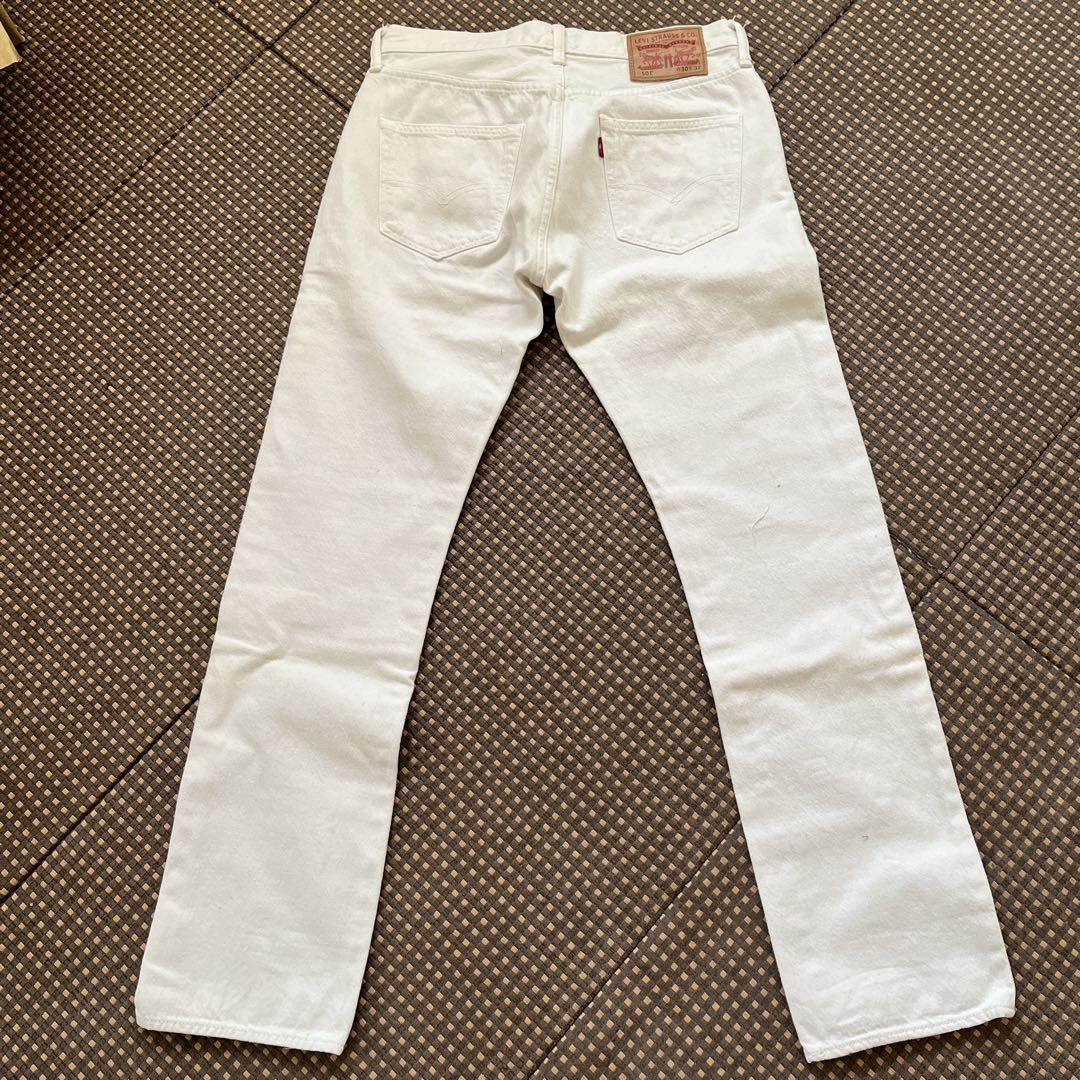 LEVI'S 501 ホワイトストレートデニム W30 L32