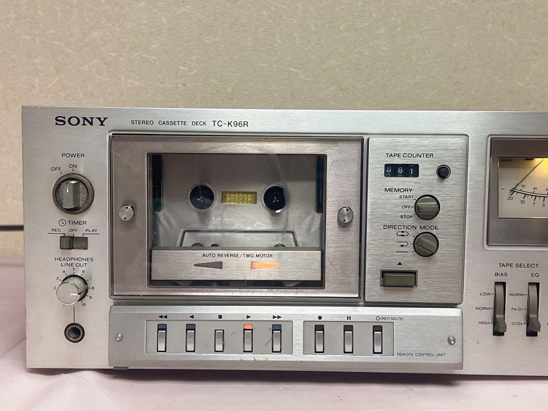 希少SONYソニーステレオカセットデッキTC-K96R