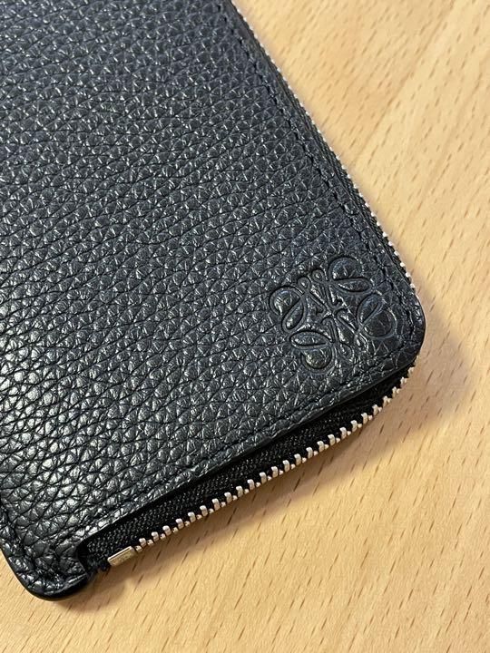 ロエベ フラグメントケース 黒 LOEWE カードケース 小銭入れ