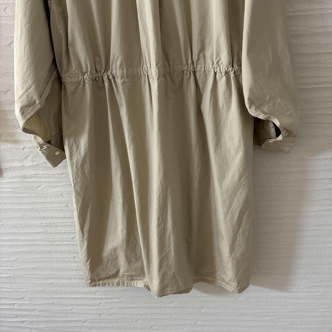 ハバーサック★コットンタイプライターバンドカラーシャツワンピース　o2501