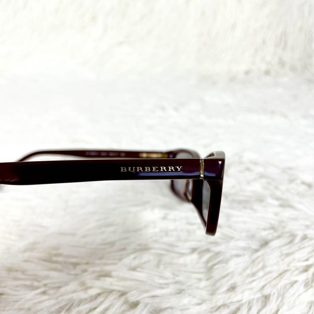 極美品　BURBERRY　サングラス　B2185-D　ブラックレンズ　ブラウン