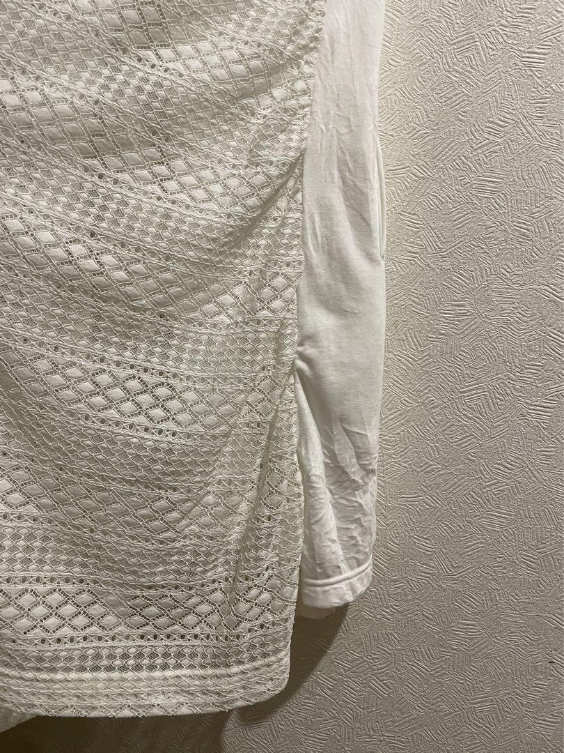 Y's Yohji Yamamoto バック レース ノースリーブ ワンピース