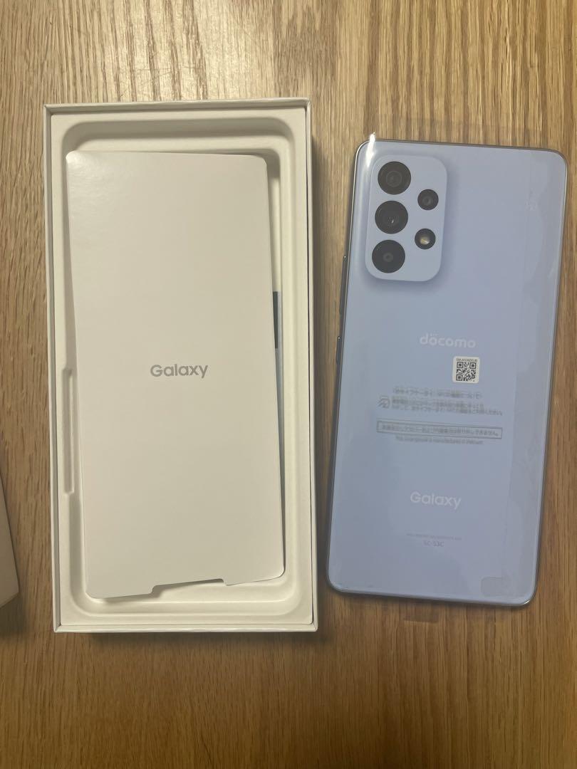 公式サイトGalaxy A53 5G オーサムブルー GB 128 docomo版 携帯電話