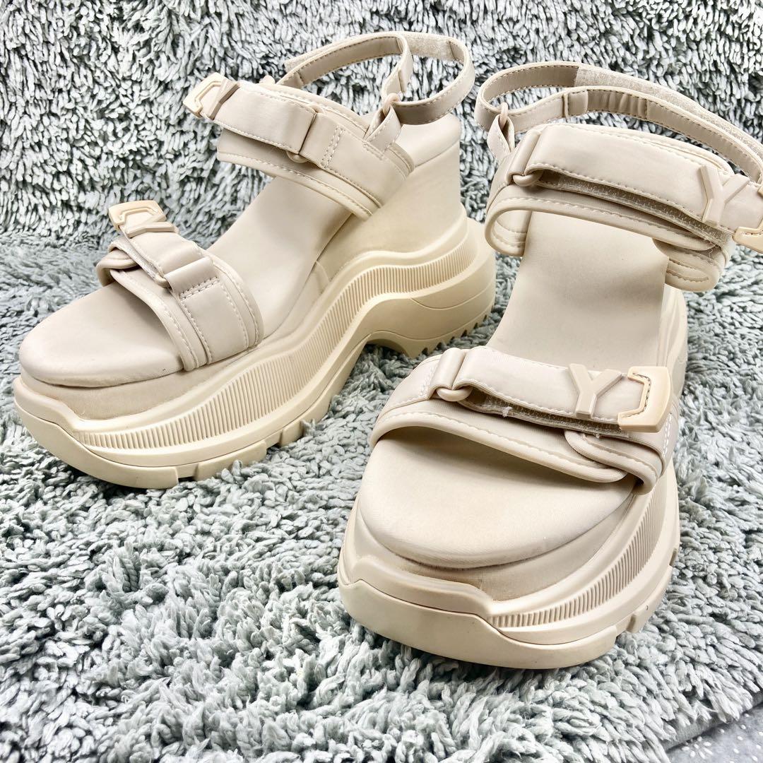 新品 美品YELLO メルカリ - XL SANDALS SNEAKER DOUBLE CREMA 靴