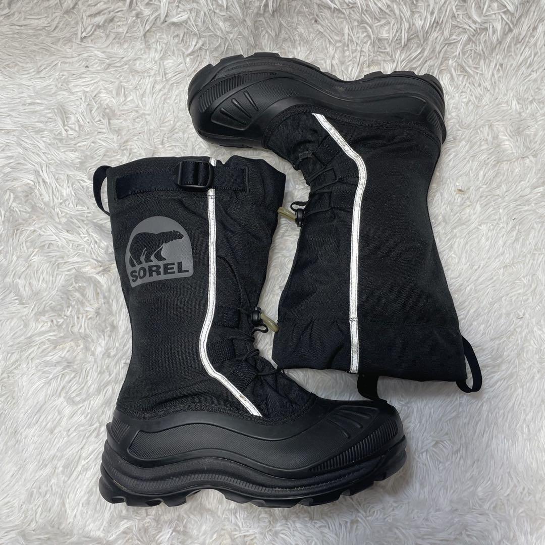 極美品　ソレル SOREL アルファパックブーツ ブラック 26cm