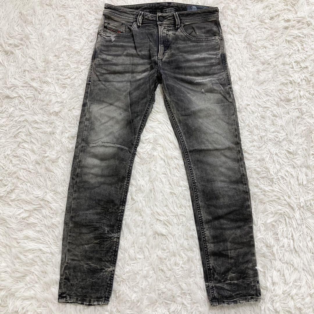 ディーゼル デニムパンツ THOMMER ジョグジーンズ ストレッチ W33 黒