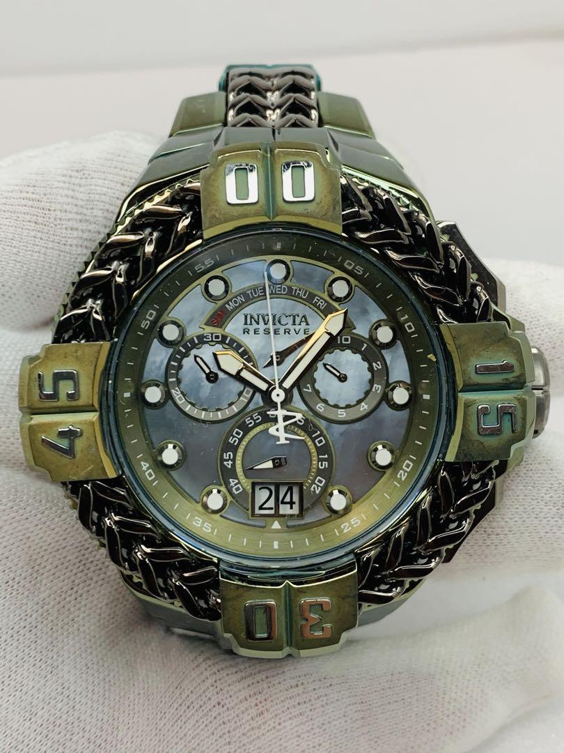 INVICTA 38713 RESERVEクロノグラフ メンズ 腕時計 電池切れ