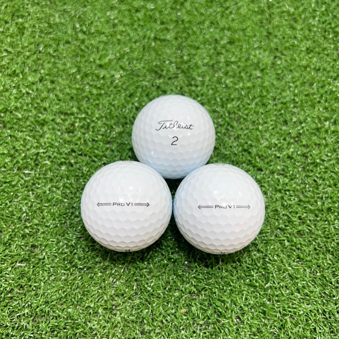 B03】Titleist PRO V1 黄 ロストボール 24球 - メルカリ