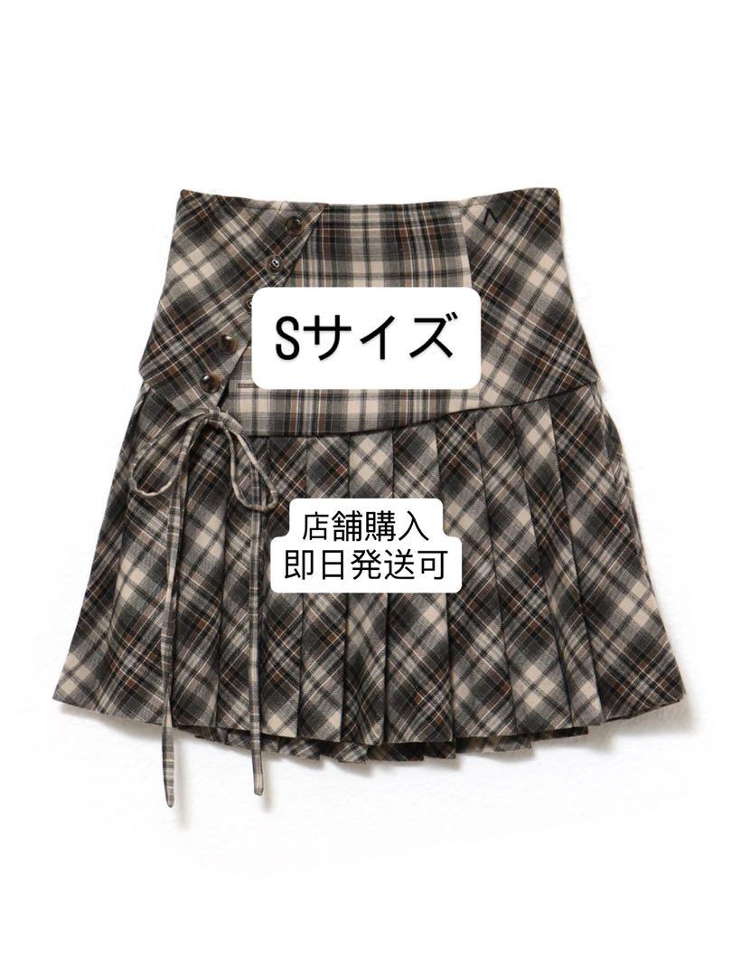 andmary Jade highwaist mini skirt チェック S