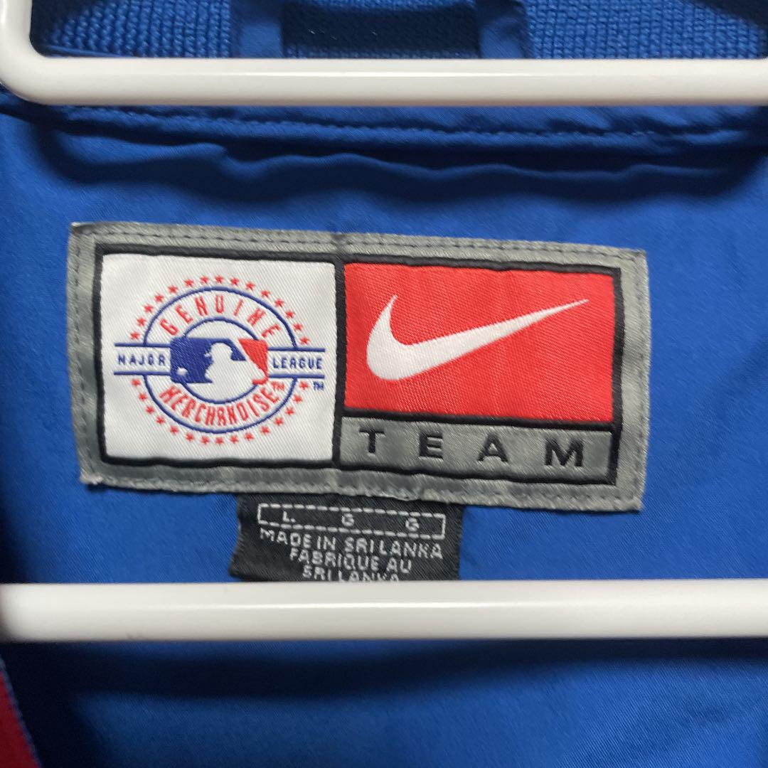 高品質 古着 90s NIKE CUBS シカゴ カブス ナイロン プルオーバー L 青 qJWVi-m16731525432 新品100%新品
