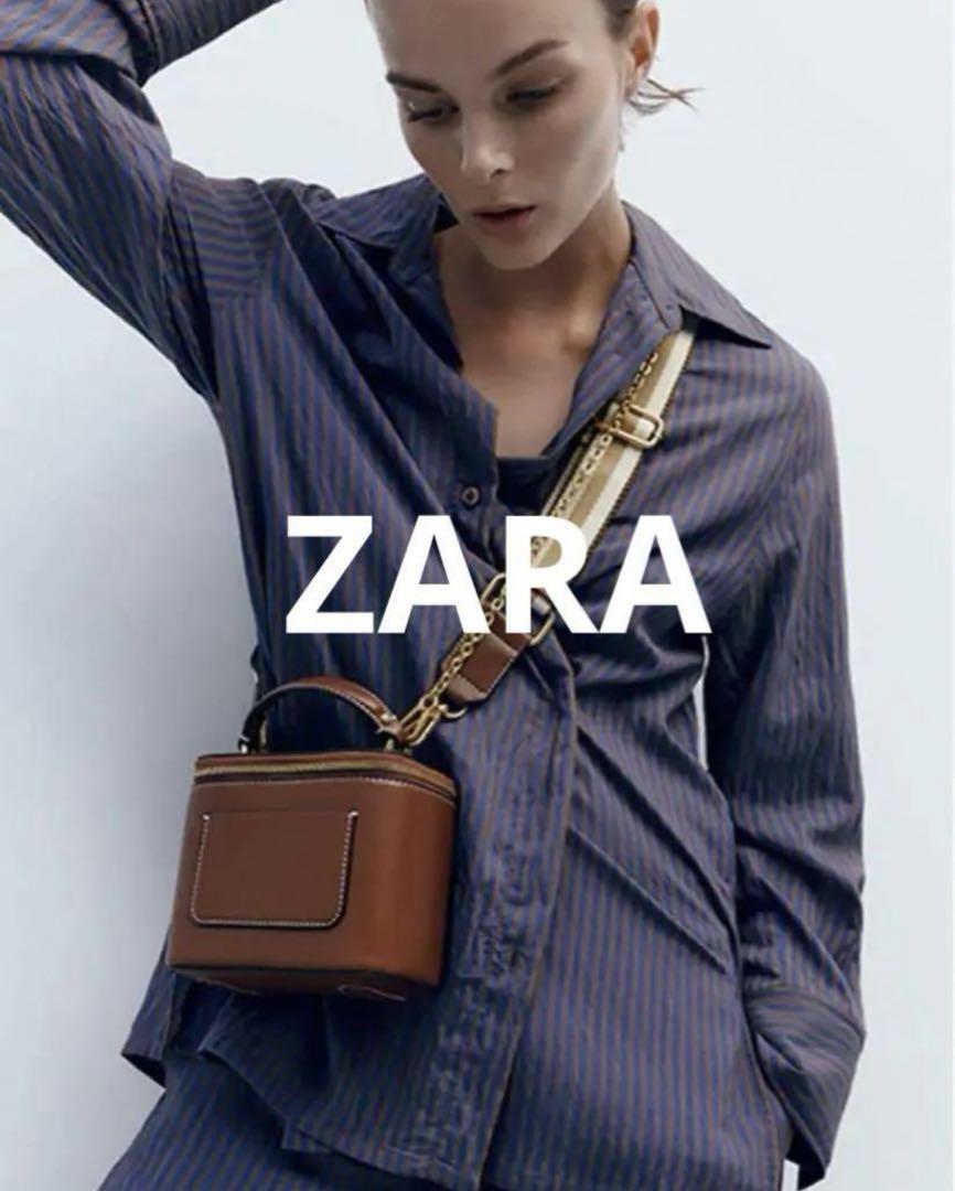 ZARA テクスチャークロスボディバッグ - メルカリ