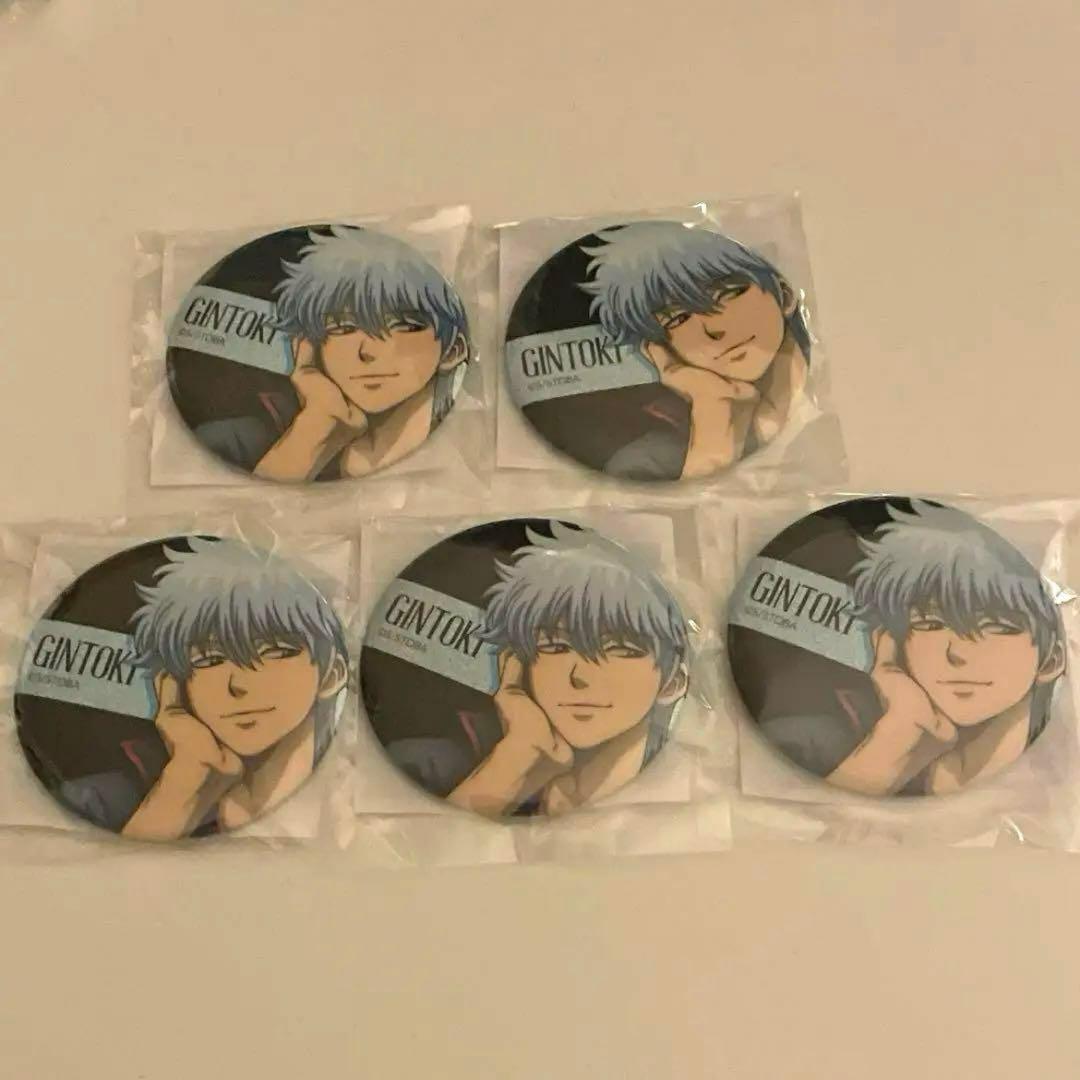 銀魂わーるど グリッター 缶バッジ 坂田 銀時