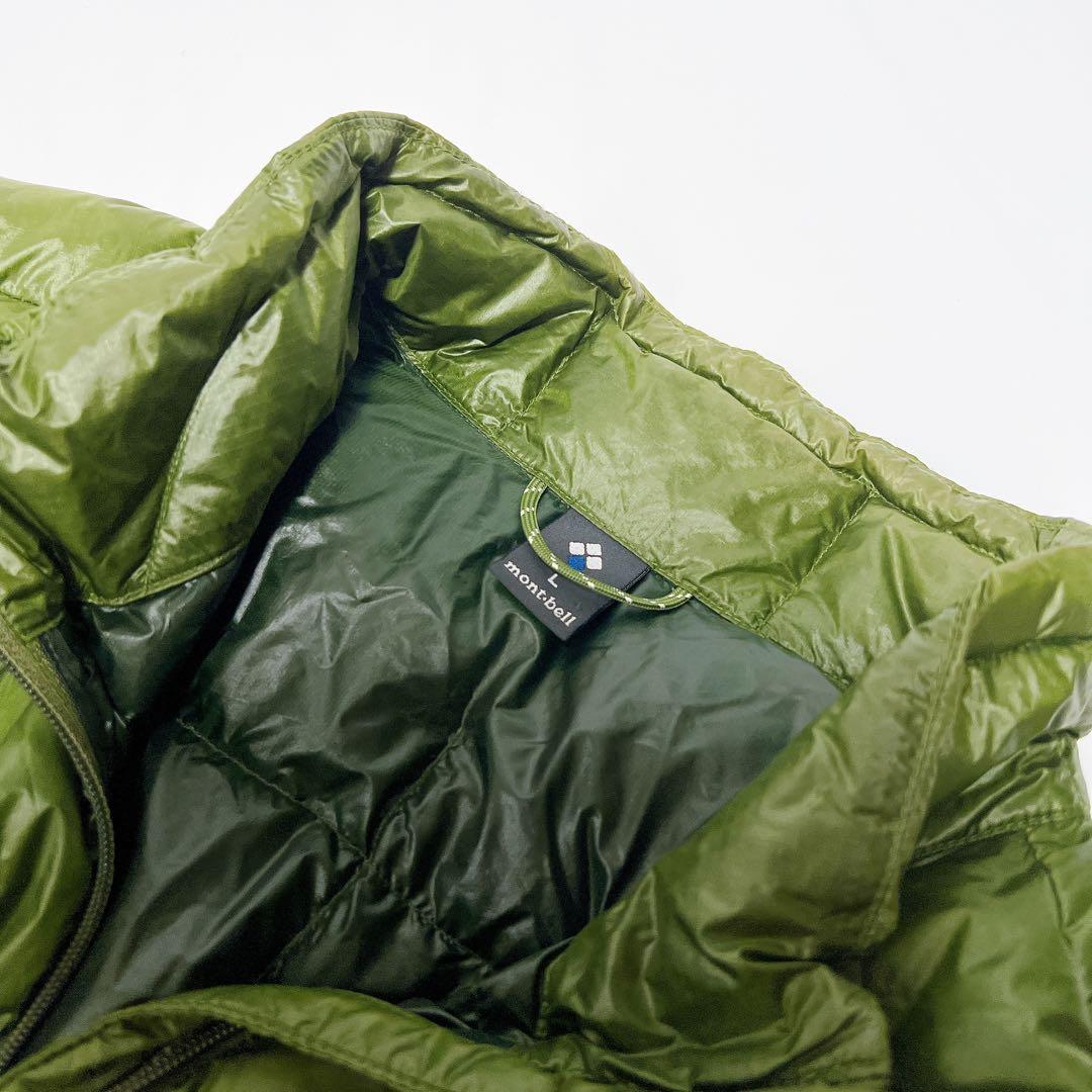《希少企業ロゴ 美品》モンベル スペリオルダウンジャケット グリーン Lサイズ 《希少企業ロゴ 美品》モンベル スペリオルダウンジャケット グリーン Lサイズ