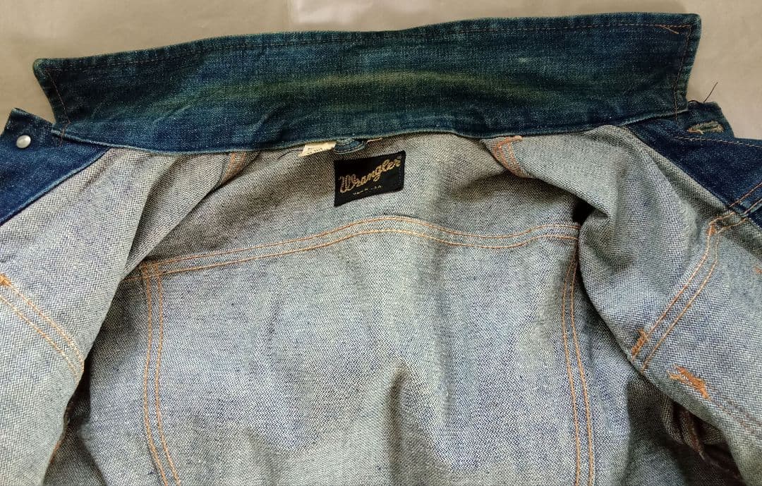 70s Wrangler デニムジャケット サイズ40 124MJ 70s Wrangler デニムジャケット サイズ40 124MJ