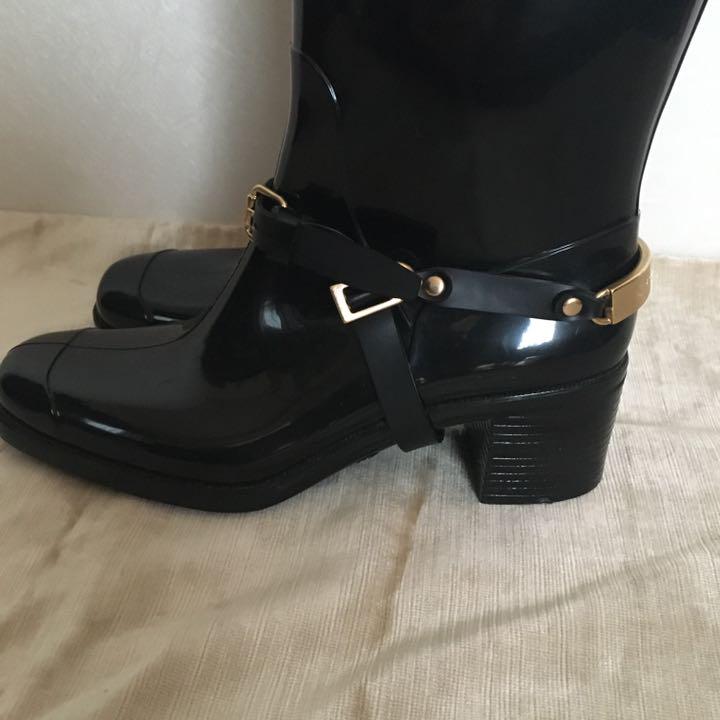 ご専用◼︎ジミーチュウ ロングブーツ 黒系 x1iVf-m16741064976 長靴 人気高品質