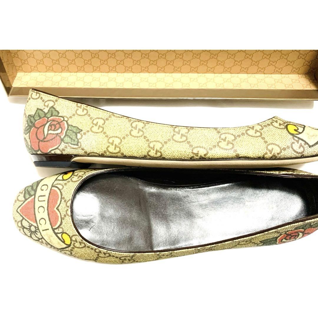 【未使用】訳あり GUCCI グッチGG柄 パンプス 39　希少！　匿名配送