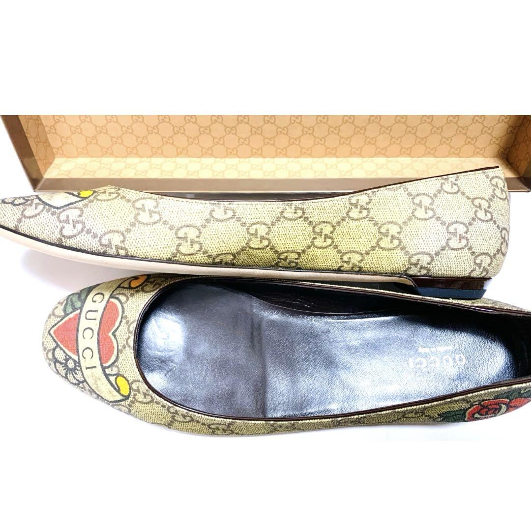 【未使用】訳あり GUCCI グッチGG柄 パンプス 39　希少！　匿名配送
