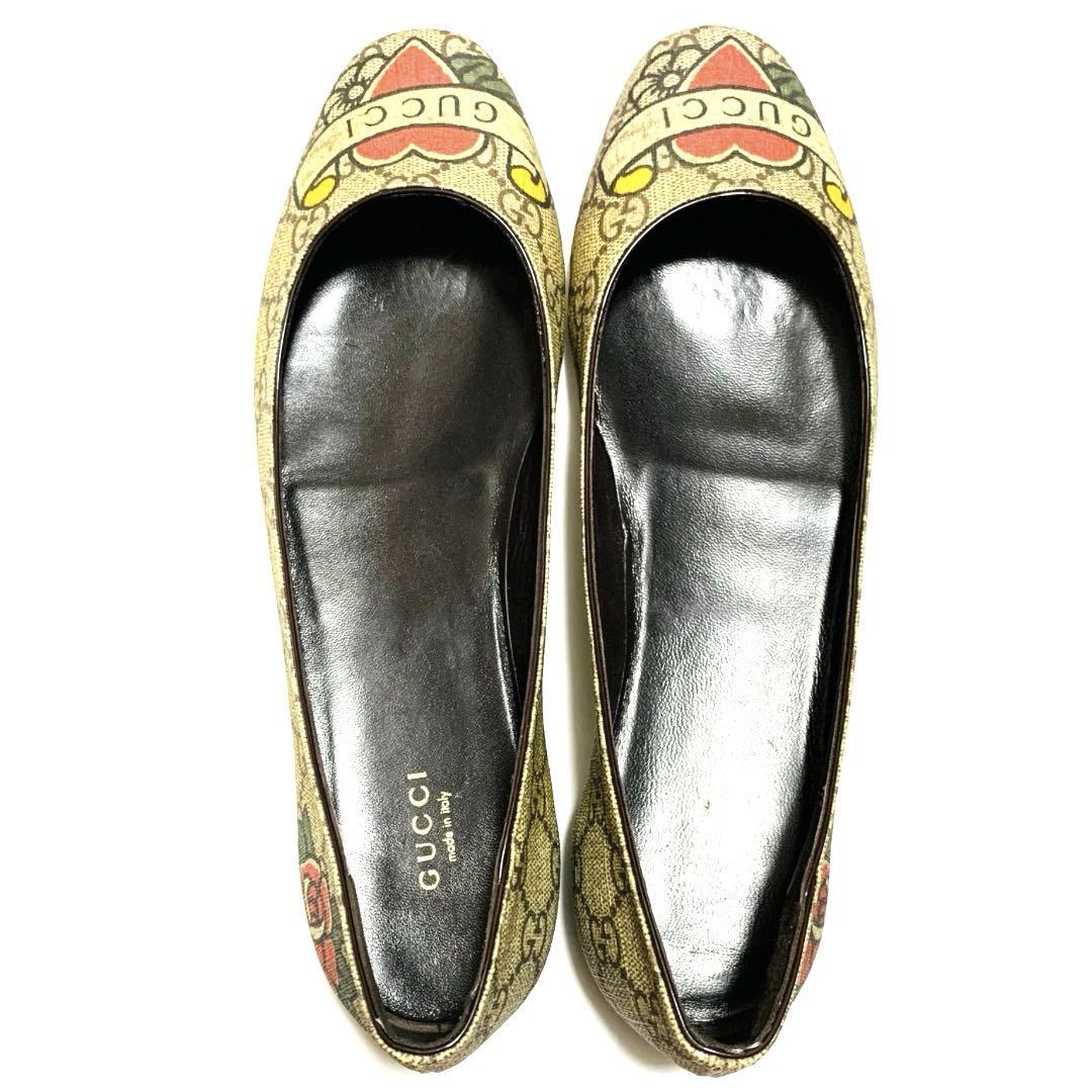 【未使用】訳あり GUCCI グッチGG柄 パンプス 39　希少！　匿名配送