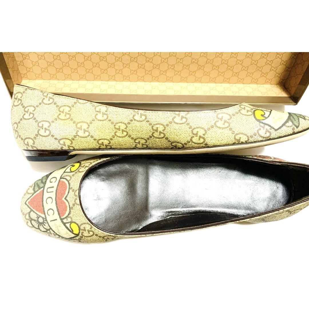【未使用】訳あり GUCCI グッチGG柄 パンプス 39　希少！　匿名配送