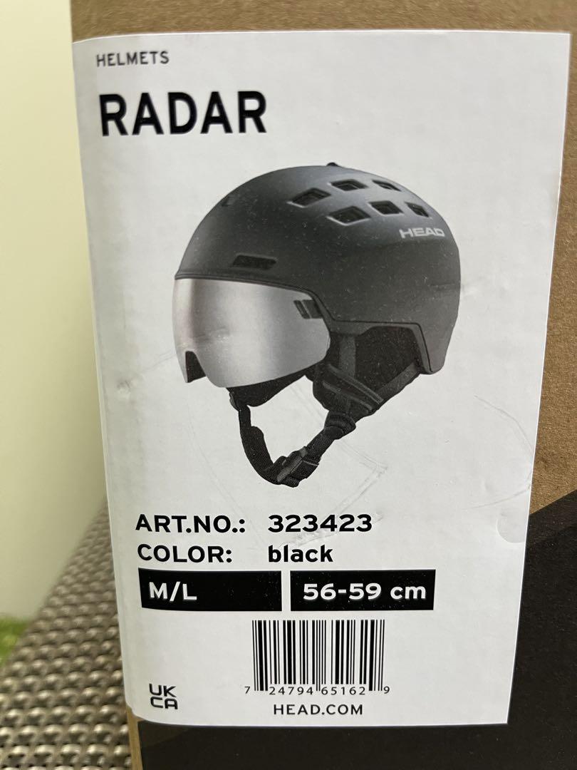 だまん様 HEAD RADAR ヘルメット 黒 M/L 美品
