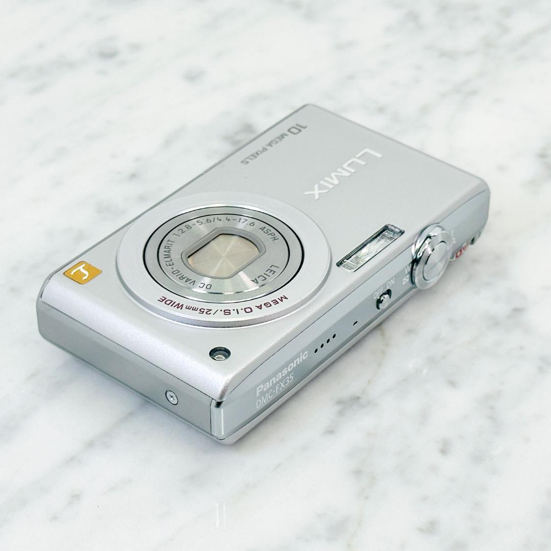 ケース・三脚付美品】Panasonic LUMIX DMC-FX35 シルバー