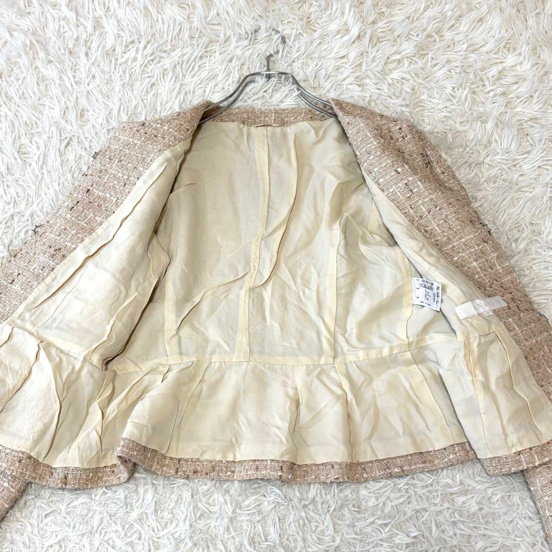 ANAYI ベージュ ツイード セットアップ ANAYI ベージュ ツイード セットアップ