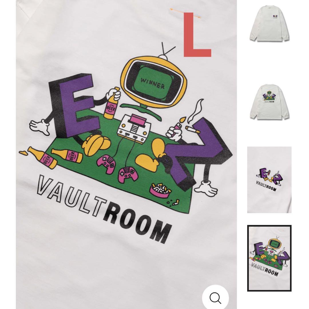 vaultroom EZ BIG L/S TEE / WHT