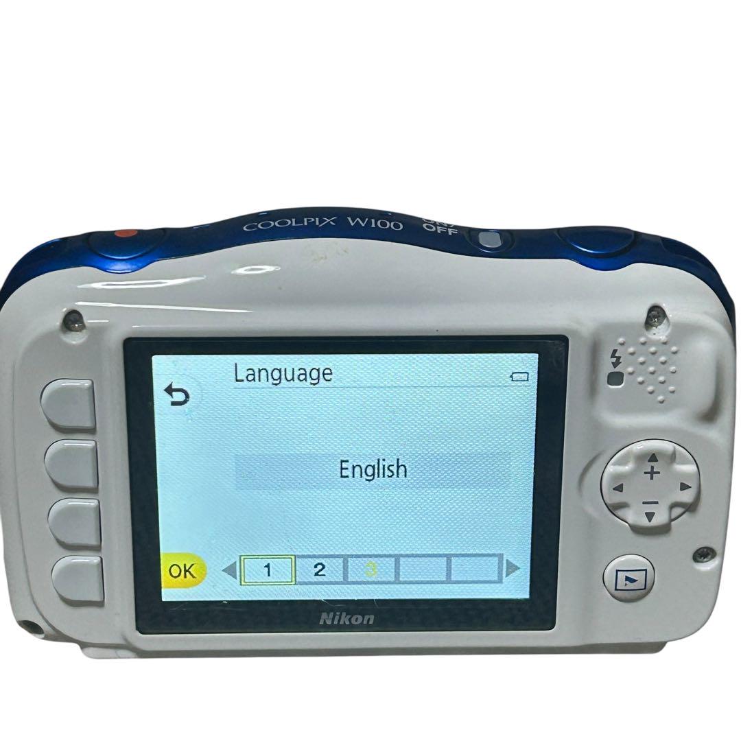 美品　箱付き　Nikon COOLPIX W100 Marin 防水機能