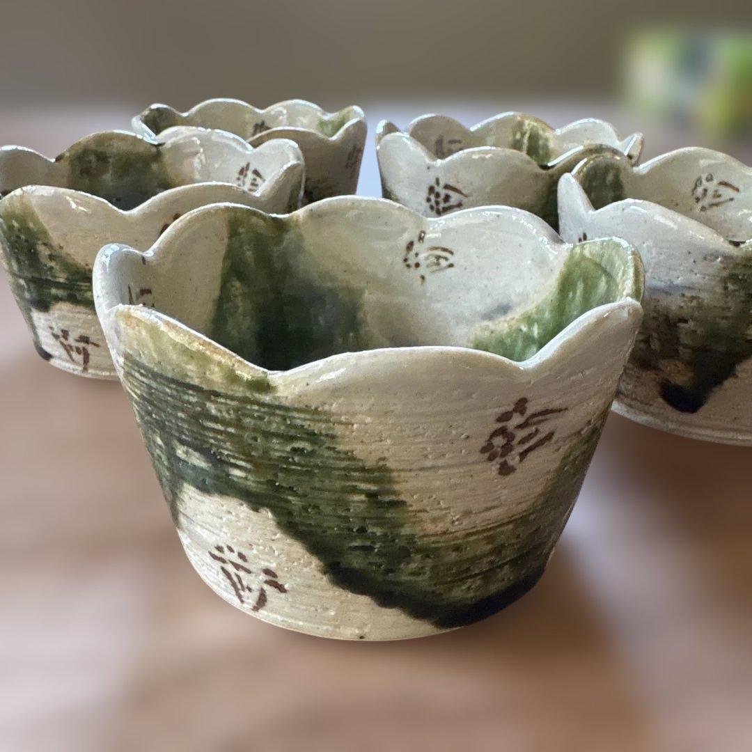 大明嘉靖年製 角鉢 古染付 青磁 鳥 松 竹 船 嘉靖帝（中国骨董品