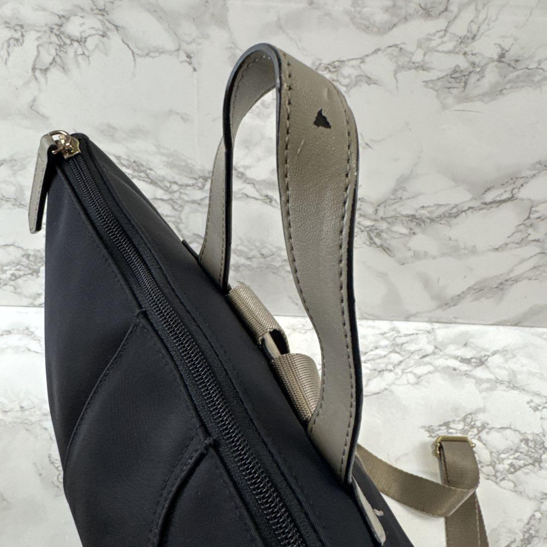 RADLEY ラドリー ナイロン×PUレザー スクエア型 リュック バックパック